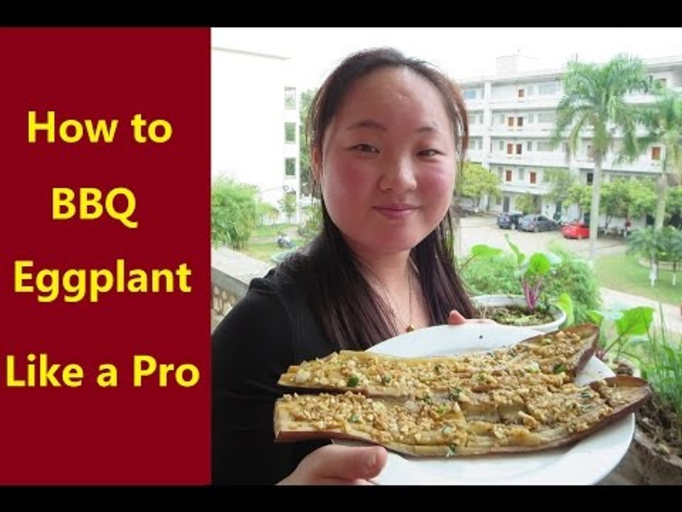 Learn How to BBQ an Eggplant in China With Funny Commentary