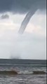 Captaron en video una tromba marina en Australia
