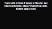 Download The Growth of Firms: A Survey of Theories and Empirical Evidence (New Perspectives