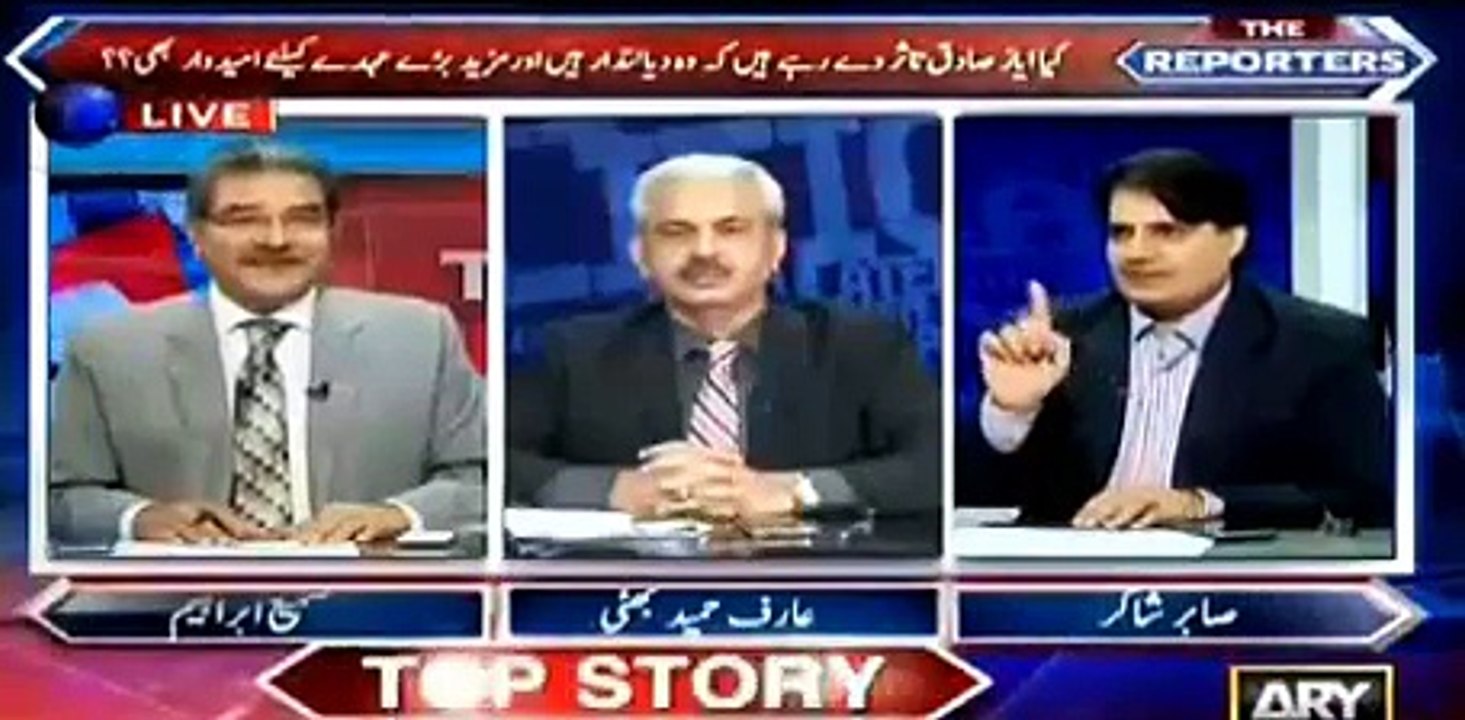 Sabir Shakir and Sami Ibrahim discussing Options for Replacing the Prime Minister in PMLN