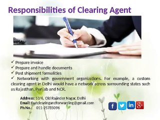 What Is Custom Clearance & The Responsibilities Of A Clearing Agent?