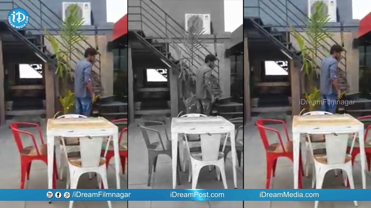 Sundeep Kishan Enjoying His Ride On Hoverboard