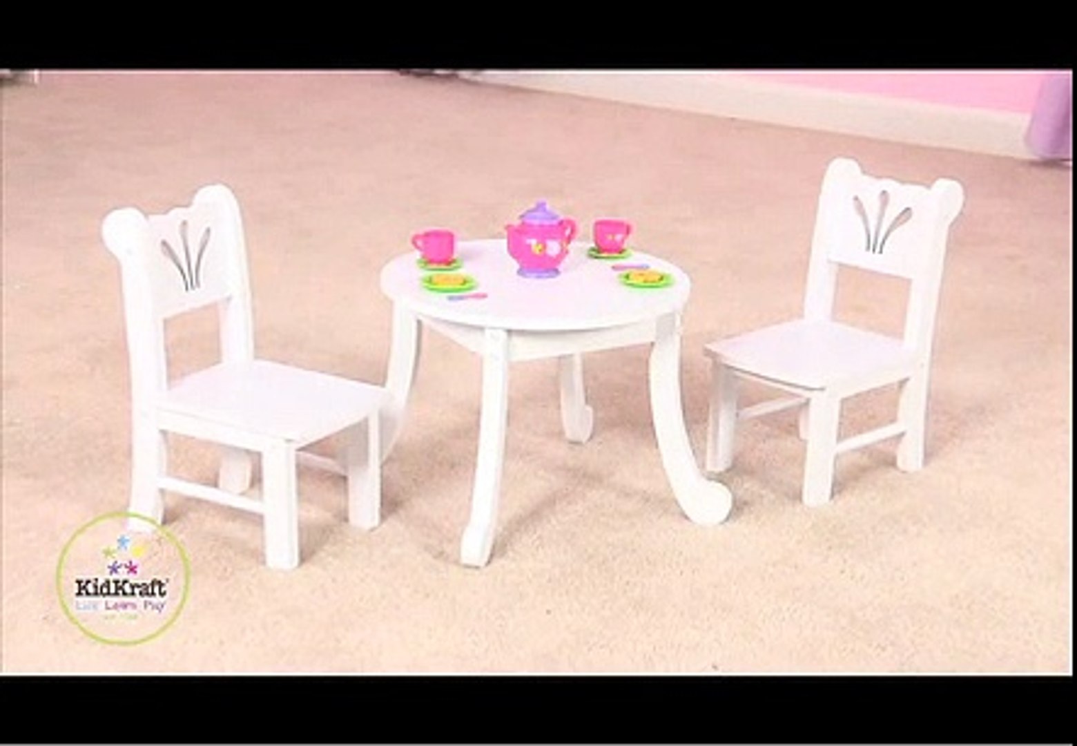 Lil Doll Table Chair Set By Kidkraft Video Dailymotion