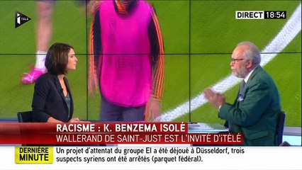 Wallerand de Saint Just (FN) martèle qu"'il n'y a pas de racisme en France"