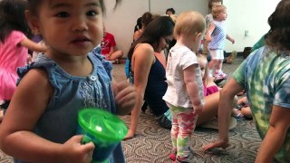 Trying to capture her dancing at music story time!