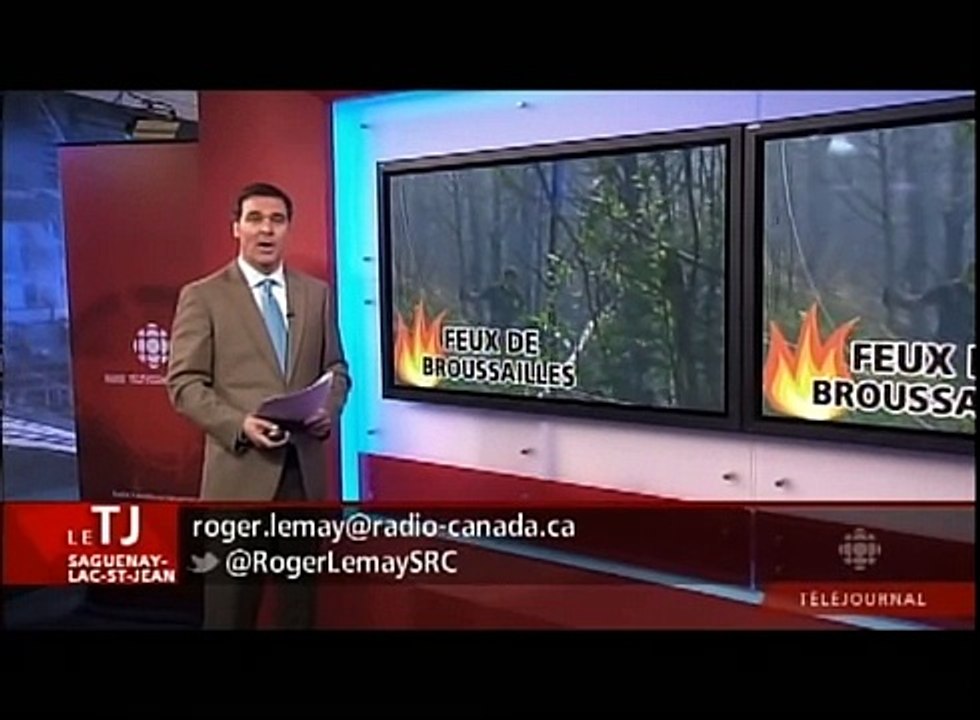 Incendies de broussaille à Saguenay  7 mai 2013
