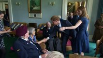 Prince Harry attends reception for Normandy veterans