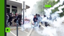 Nantes : gaz lacrymogène et bombes fumigènes lors de manifestation anti-Loi de travail