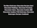 Read The Most Delicious Chocolate Recipes Ever! Chocolate Puddings Chocolate Frostings Chocolate