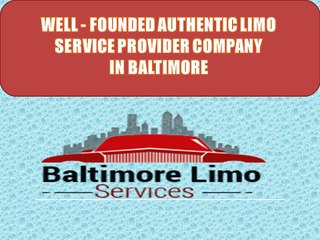 Sustainable Limo Service Provider in Baltimore