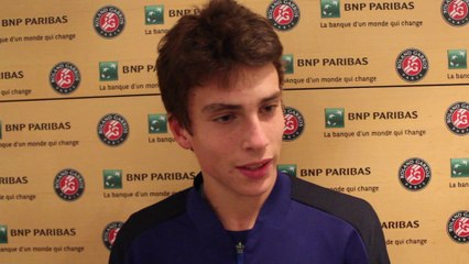 Roland-Garros 2016 - Geoffrey Blancaneaux : "C'est un rêve ce Roland-Garros 2016"