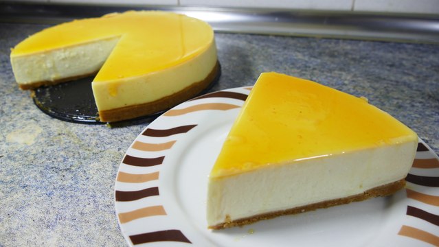 TARTA DE QUESO Y CARAMELO - recetas de postres faciles y rapidos y economicos de hacer