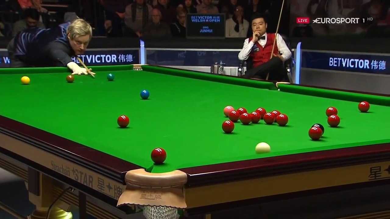 DING Junhui  147 Maximum Break ᴴᴰ Vs Robertson , QF 2016 Welsh Open Snooker-)