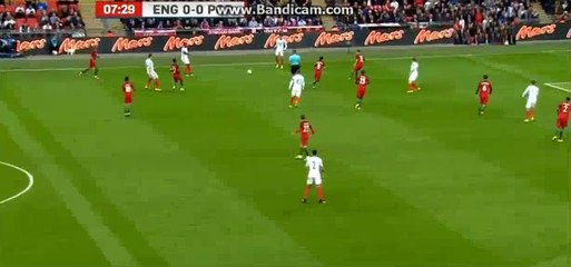 Engaland 1st Big Chance  - England 0-0 Portugal - 02-06-2016