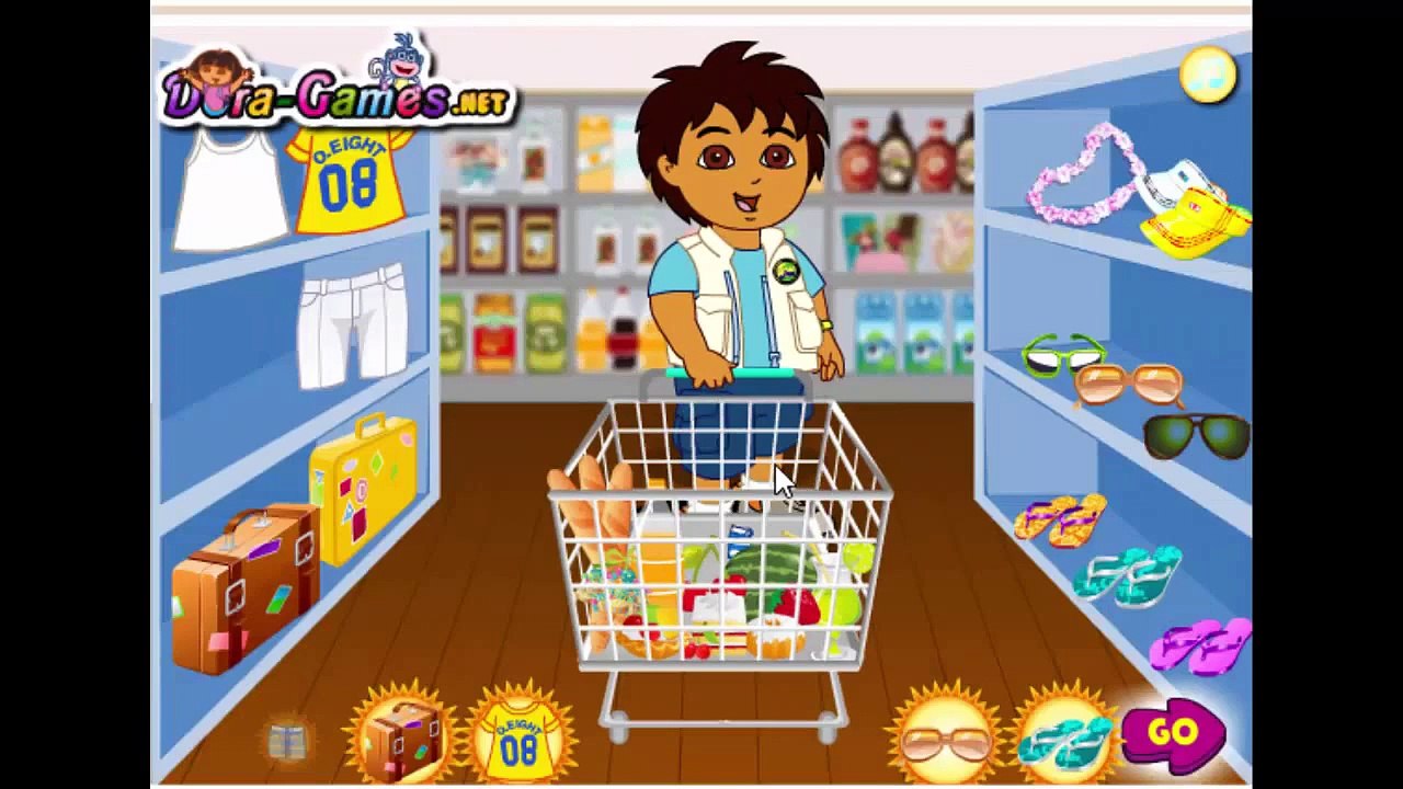 ᴴᴰ ♥♥♥ Dora the Explorer Game Episode - Diego Shopping - Baby videos games for kids Part 5