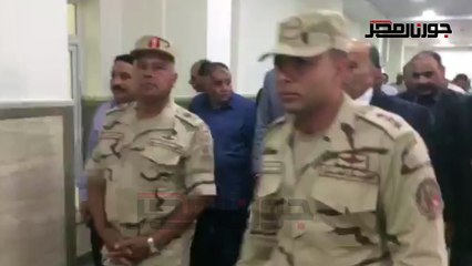كامل الوزير يتابع تجهيزات المستشفي العسكري بدمياط