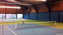 Selin Kilic Tennis-Schule Film nach 2 Wochen.., SELIN in 2 HAFTA SONRAKI TENIS KURSU