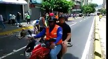 Así trancaron las calles del centro de Caracas por protestas