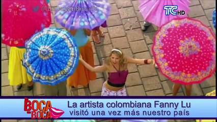 La artista colombiana Fanny Lu visitó una vez más nuestro país