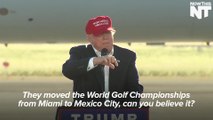 PGA Tour Leaving Trump Golf Course for Mexico City