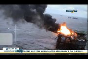 Rescuers find bodies of 6 oil rig fire victims in Caspian Sea - Kazakh TV