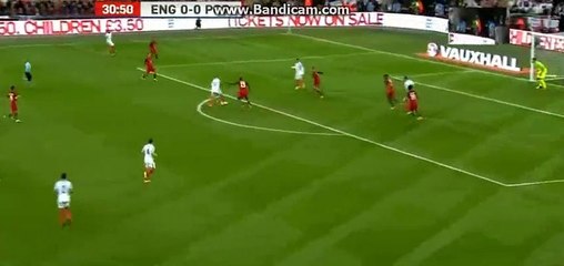 Kyle Walker super shoot- England 0-0 Portugal - 02-06-2016