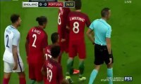 Bruno Alves red card - England vs Portugal (Friendly match) 02-05-2016
