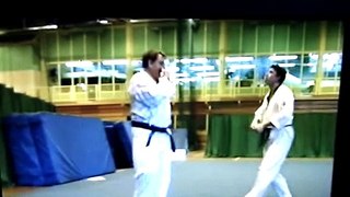 Martial arts master Ian Morrison. Sword thrust