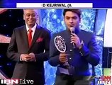 Kapil Sharma doing ' Comedy ' with Arvind Kejriwal at Award Ceremony