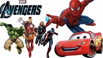 Disney Pixar Cars Spiderman Avengers Surprise Eggs Unboxing