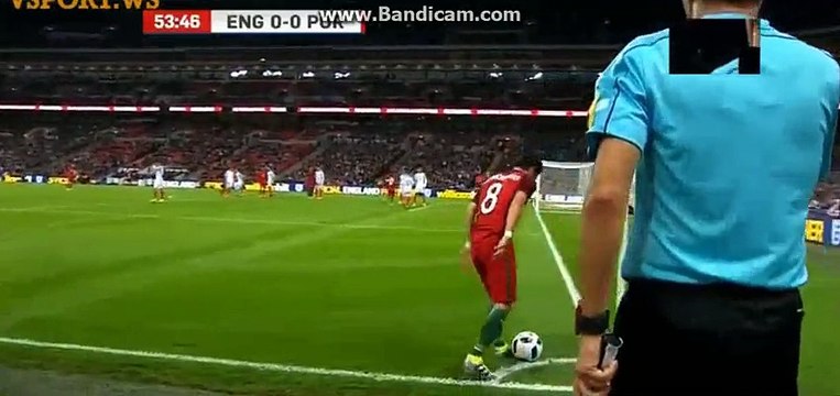 Adrien Silva incredible MISS- England 0-0 Portugal - 02-06-2016
