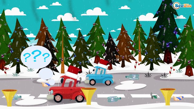 Мусоровоз Уборкин. Мультики про машинки. Планета Подарков. Новогодняя история. Серия 18. Сезон 2