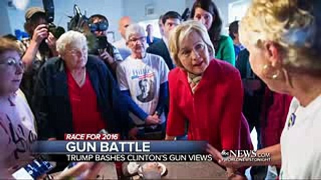 Donald Trump Says Clinton's Stance on Gun Control Means She Is Unfit for Secret Service