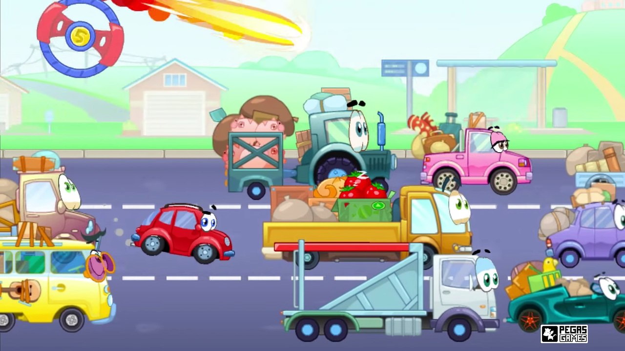 ✔  Voiture de course pour bébés. Dessins animé voiture. Tiki Taki Bébé. Série 9 ✔