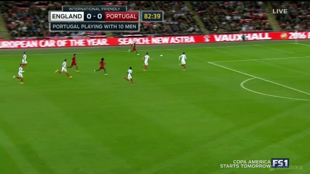Quaresma HUMILIATES England Defenders - Englands vs Portugal 1-0 02-06-2016 HD