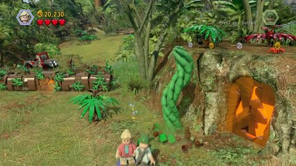 The super all star show Lego Jurassic world walkthrough gameplay video