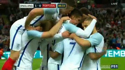 Chris Smalling Goal England 1 - 0 Portugal Friendly Match 2-6-2016