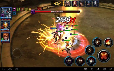 Marvel Future Fight - Hulkbuster vs Proxima Midnight