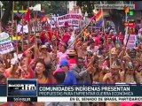 Venezuela: marchan pueblos indígenas contra el intervencionismo