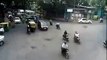 Traffic Accident Sudden Lane Change by Bangalore Traffic Police YouTube