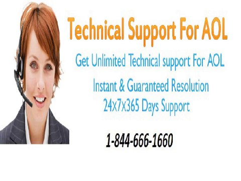 AOl technical Support number 1844-666-1660
