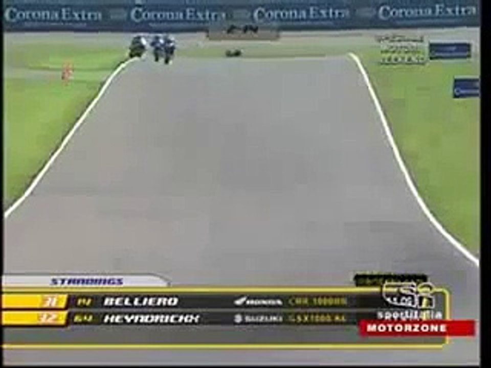 Motorbike racing Accident