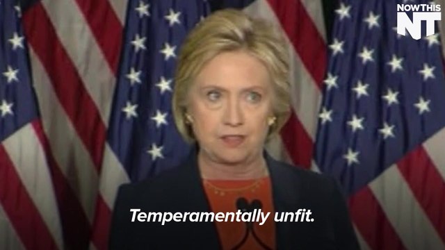 Hillary Clinton Lays In To Donald Trump