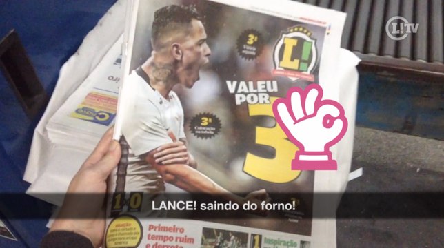 Snap LANCE mostra como foi a cobertura do clássico entre Corinthians e Santos