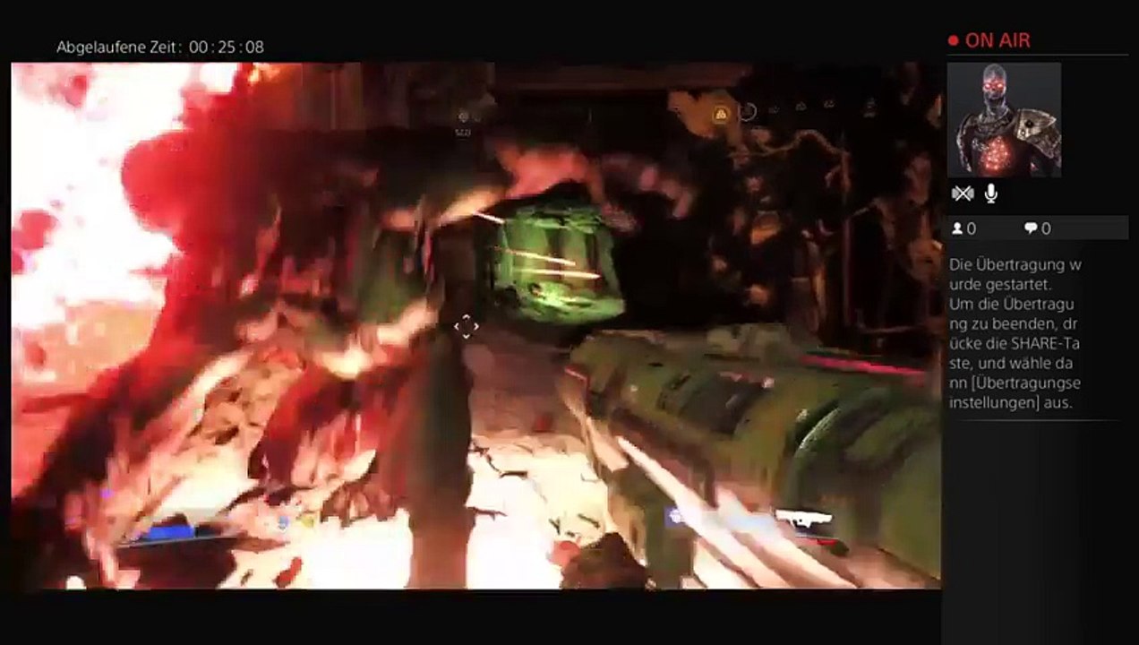 PS4-Live-Übertragung Doom jetzt geht es weiter