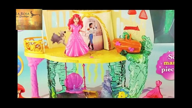 The Little Mermaid Ariel Toy Castle Undersea Playset Magic Clip Dolls Ariel's Sisters - MertaCeyon