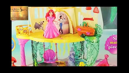 The Little Mermaid Ariel Toy Castle Undersea Playset Magic Clip Dolls Ariel's Sisters - MertaCeyon