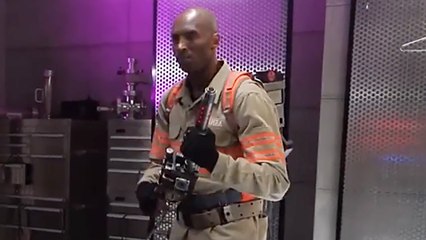 Kobe Bryant Stars in Ghostbusters Commercial