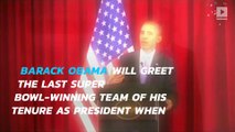 Broncos are the final Super Bowl winner to visit Obama at White House