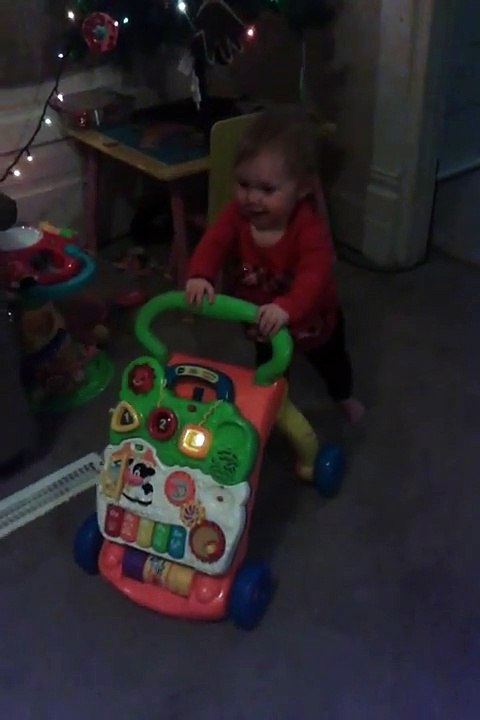 Baby sis walks